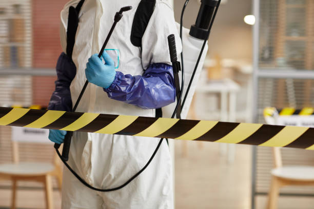 Professional Biohazard Cleanup technician working in Shawano, WI